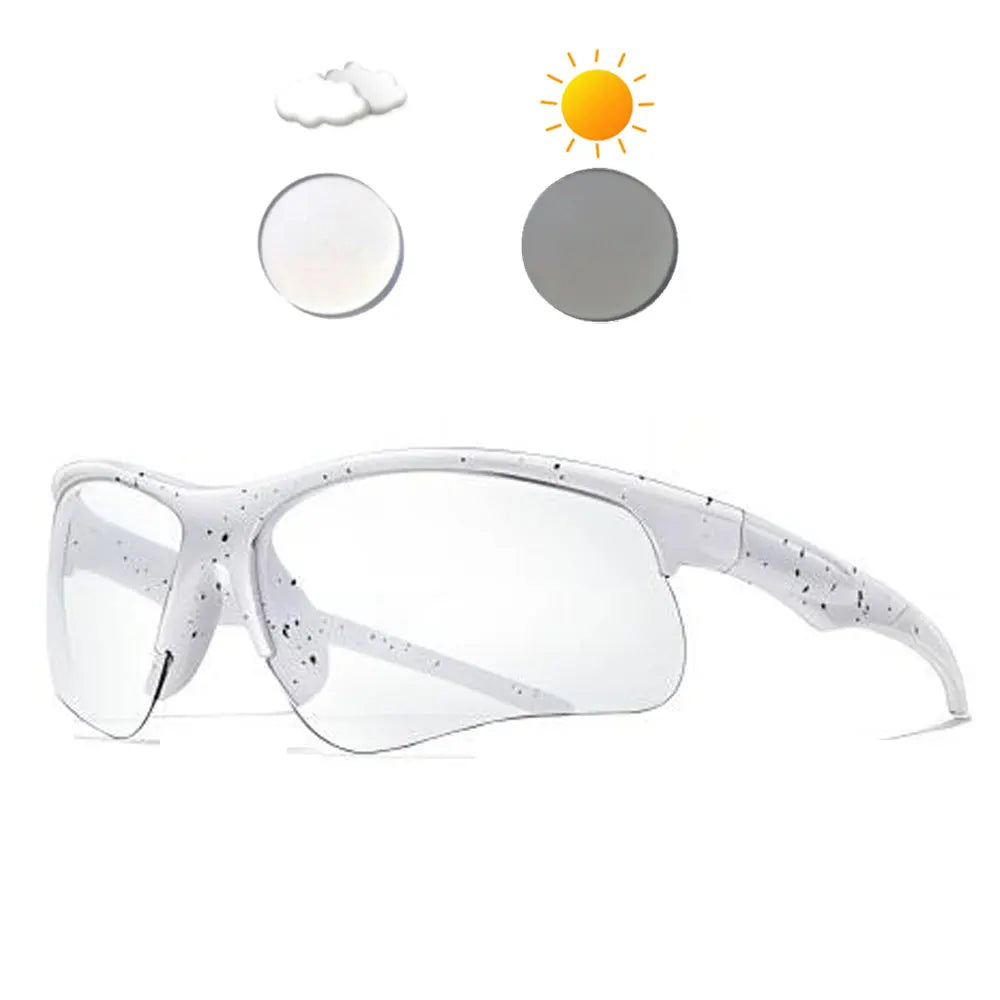 Photochromic UV400 Cycling Sunglasses for MTB, Running & Outdoor Sports