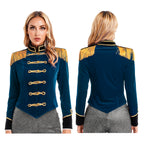 Women Circus Ringmaster Costume – Showman Tailcoat Jacket Outfit