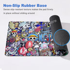 Anime Gamer Keyboard MouseMats One P-Piece Gaming Mouse Pad XXL Speed Rubber Cartoon Big Computer Desk Mat PC E-Sports Mousepad