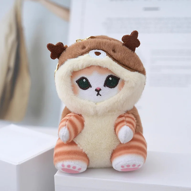 Mofusand Plush Keychain Anime Cat Bag Charm Gift for Collectors