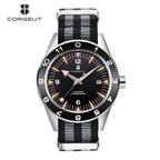 41MM Sapphire Glass 100m Waterproof Japan  Automatic Luminous Mens Watch Nylon Strap