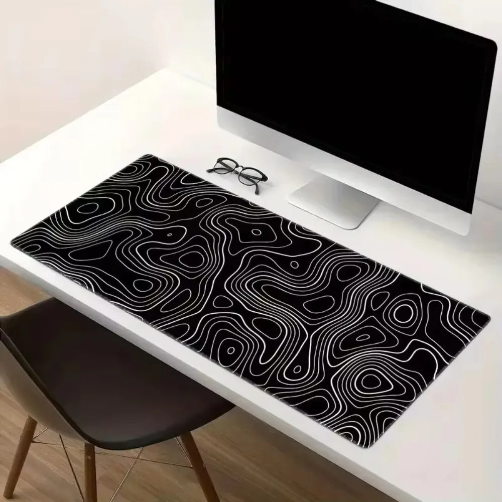 CIFBUY Extra Large Gaming Mouse Pad Stitched Border PC Keyboard Desk Mat Low Friction Non-Slip Rubber Base Home Office Laptop