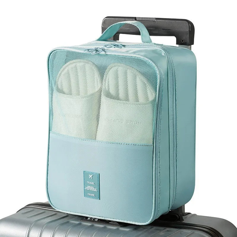 Breathable Travel Shoe Storage Bag with Mesh Design
