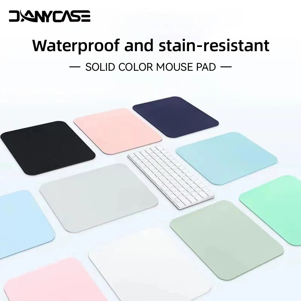 Creative Universal Anti-slip Mouse Pad Leather Gaming Mice Mat New Desk Cushion Fashion Comfortable For Laptop PC MacBook