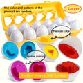 Color & Shape Matching Egg Toy Set – Montessori Learning Puzzle