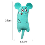 Plush Catnip Mouse Interactive Cat Toy for Indoor Hunting Play