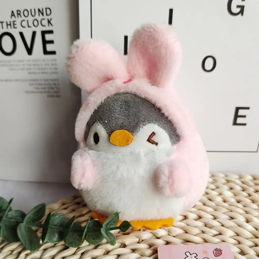 Cute Penguin Plush Keychain Bag Charm for Girls and Kids Gift