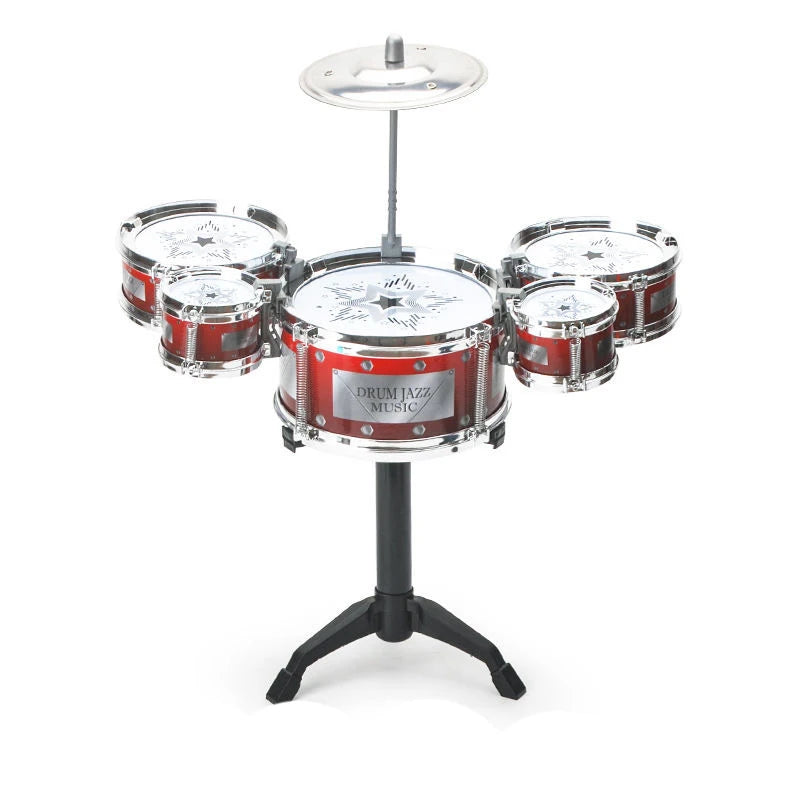 Kids Jazz Drum Set Musical Instrument Toy for Beginners