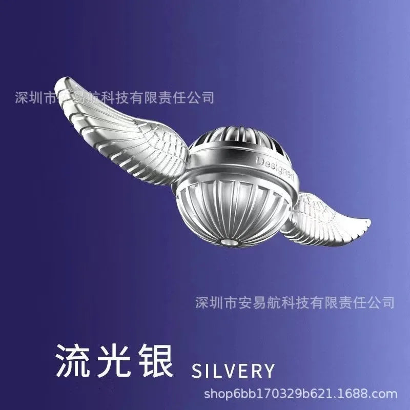 Golden Snitch-Inspired Metal Fidget Spinner Stress Relief Toy