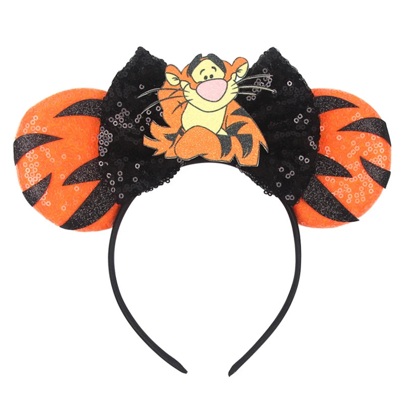 Sequin Mouse Ears Bow Headband for Women & Girls