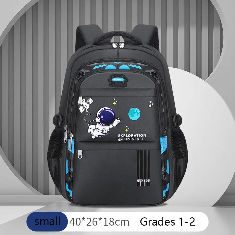 Kids Astronaut Waterproof School Backpack
