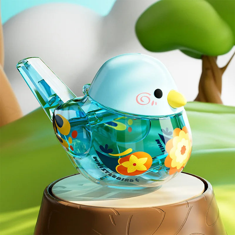 In Stock Water‑Filled Bird Whistle Transparent Musical Toy Change Voice Sound Training Novelty Leisure Trendy Toy Festival Gifts
