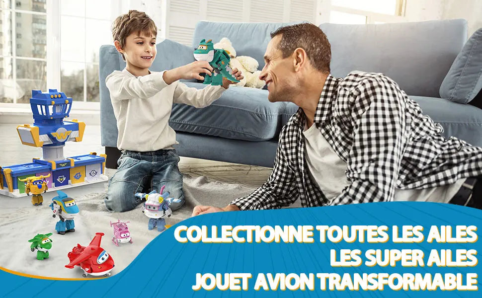 Transforming Airplane Toy Set