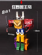 Math Cube Transformation Robot Toy