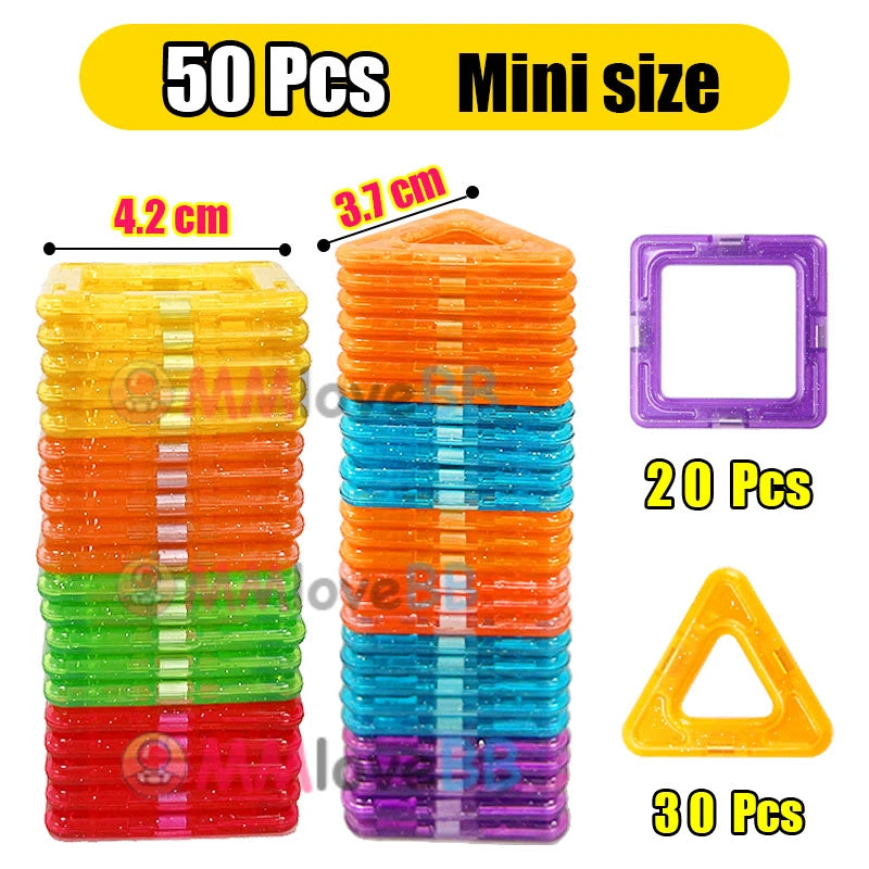 Magnetic Building Blocks DIY STEM Construction Set for Kids