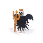 Halloween Scene Building Blocks Skeletons Ghosts Army King Assembled Charactesrs Figures DIY Accessories Bricks Toys Kids Gifts