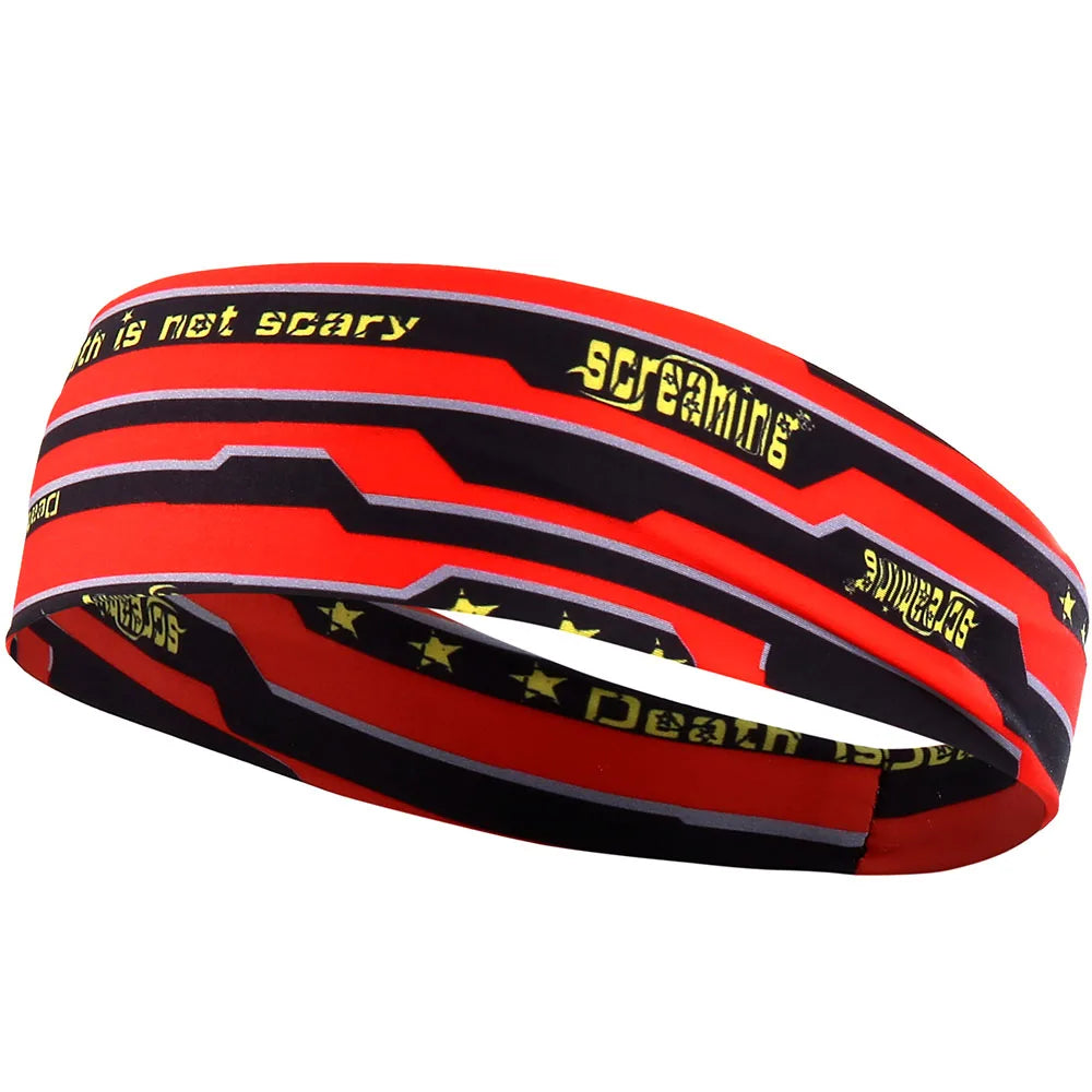 Gothic Skull Sports Sweatband Headband for Men & Women