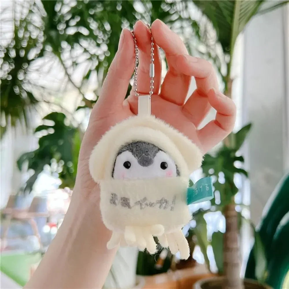 Cute Penguin Plush Keychain Bag Charm for Girls and Kids Gift