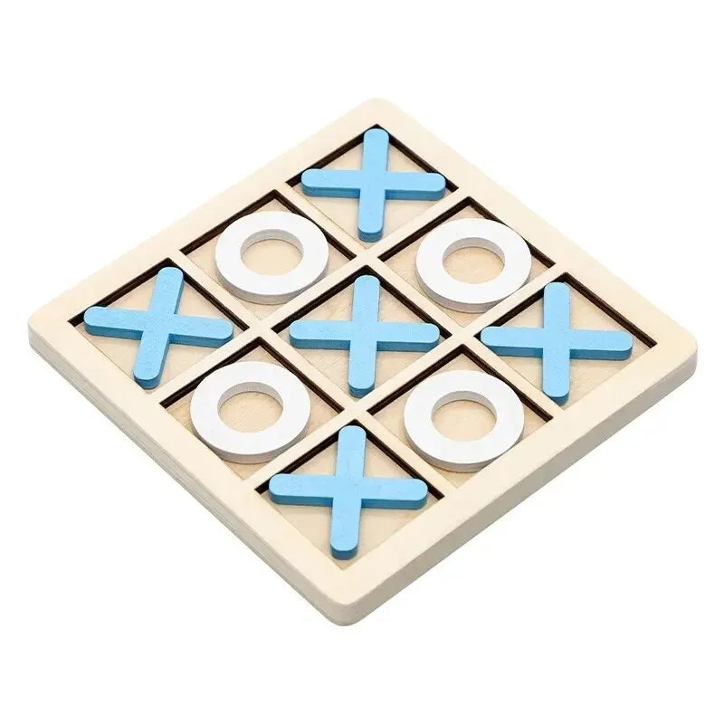 Montessori Wooden Mini Chess Brain Training Puzzle Toy for Kids