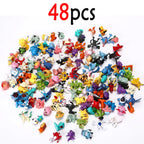 144 Pcs/Lot Mini Pokemon Figure Pikachu Kids Model Toys 2-3cm Kawaii Figurine PVC Dolls 6*24pcs Toys Wholesale