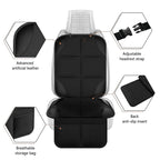 Car Anti Slip Cushion for Baby Seat Children Safety Seat Mat Anti-Scratch Universal Car Seat Protector Cover Waterproof Oxford
