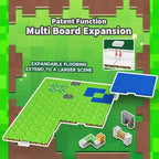 Magnetic Base Plate Variety Baseplates Match Mine World Magnetic Building Blocks Toys for Boys and Girls Children Gift
