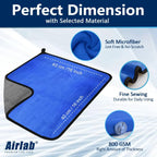 1-4pcs Microfiber Car Washing Towel Soft Quick Drying Windows Mirrors Wiping Rags Home Double Layer Cleaning Cloths 500GSM