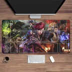 Riftbound LTCG Card playmat League of Mouse Pad Legends Jinx Series LOL 600x350mm overlock Board Game HD Printing XXL Desk Mat