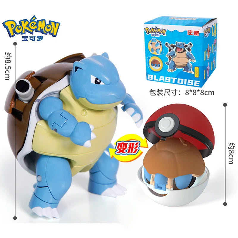 Pokemon Figures Toys Pocket Monsters Ball Model Pikachu Gengar Pokeball Dragonite Snorlax Pokeball Action Figures Toy