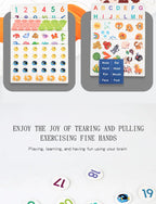 Montessori Busy Book for Kids Interactive Learning Activity Book