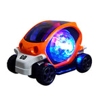 Electric Turn To Music Lights Dazzling Toy Car Model Boy Birthday Holiday Best Gift