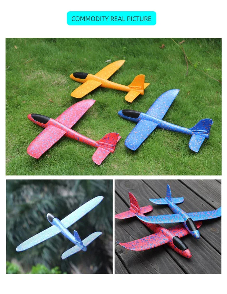 50CM Foam Glider Plane – Hand Throw Outdoor Flying Toy