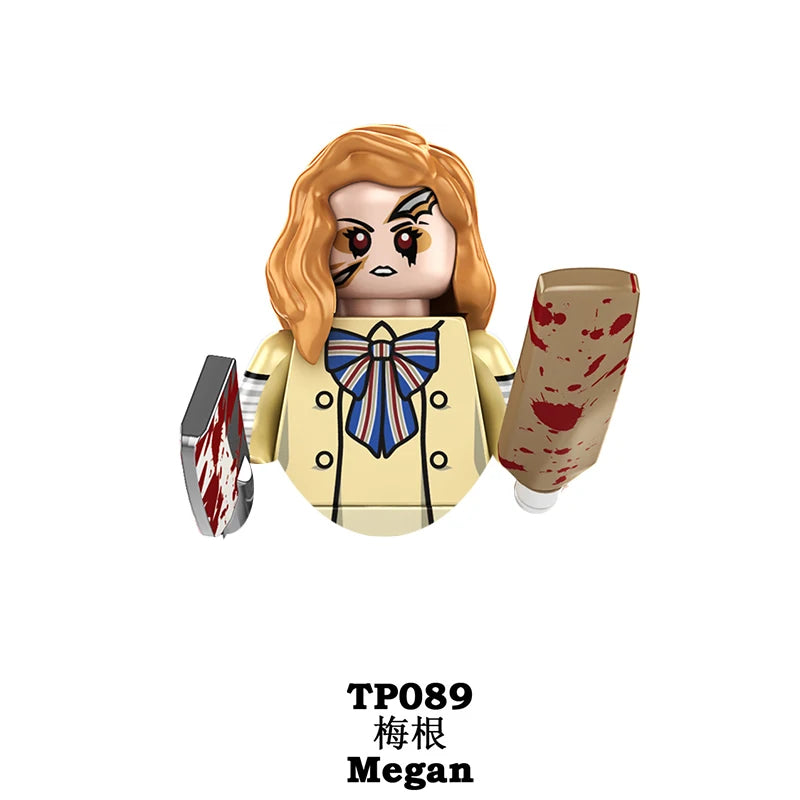 Halloween New Bricks Building Blocks Terrifier Death Megan Mini Figures Minifigures Toys Bricks Gifts For Children Adults