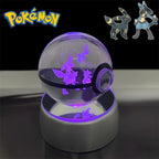 Pokémon 3D Crystal Poké Ball LED Night Light Collectible Figure