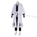 Aizen Sousuke Cosplay Costume Wig Bleach Cosplay Thousand Year Blood War Gotei 13 Team 5 Captain Robe Kimono Outfits Customize