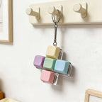 1/4/5/9 Button Keyboard Fidget Clicker Mechanical Keyboard Fidget Keychain For Gifts To Pass The Boring Time (Without LED Light)