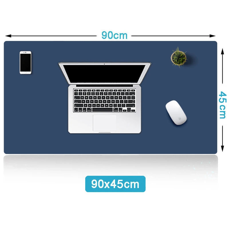 Large Computer Mouse Pad Gaming MousePad Waterproof PU Leather Mouse Mat Gamer XXL Mause Carpet PC Desk Mat Keyboard Pad