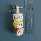 Exquisite Kitten Crochet Keychain Cute Cat Bag Charm