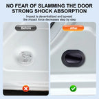 SEAMETAL 12Pcs Upgraded Car Door Gap Cushion Hood Bumper Shock Absorber Reduce Noise Door Protection Pad Universal for Sedan Suv