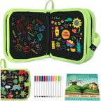 Erasable Reusable Doodle Book Drawing Pad with 12 Watercolor Pens