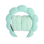 Microfiber Spa Headband & Face Wash Wristband Set