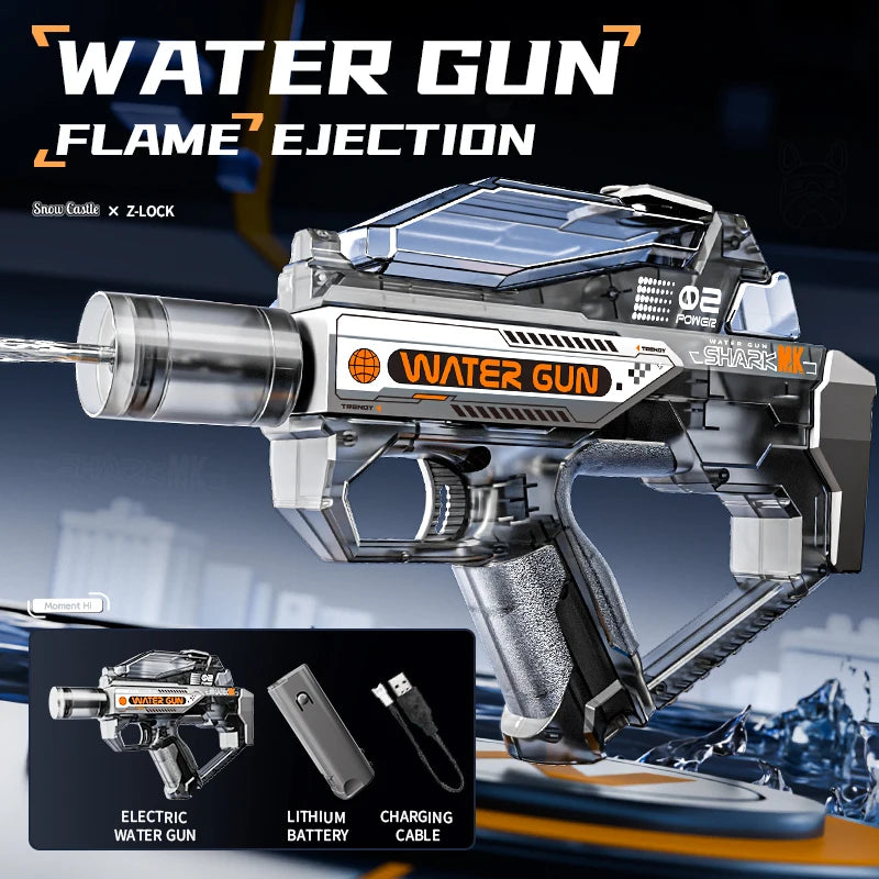 HUIQIBAO Electric Water Gun High-Speed Outdoor Water Blaster