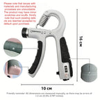 Grip Strength Trainer Forearm Strengthener Hand Squeezer Adjustable Resistance Hand Grip Strengthener for Muscle Building