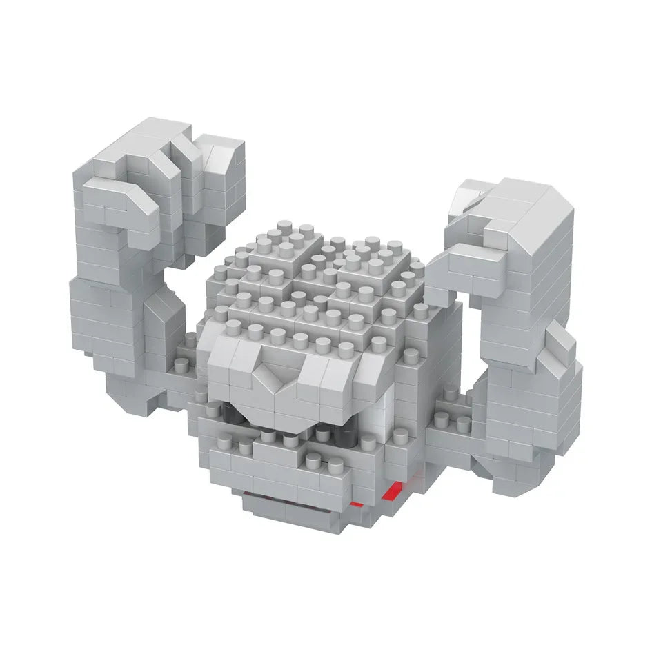 DIY Pokemon Blocks Small Cartoon Mini Building Block Pikachu Charizard Eevee Mewtwo Anime Assemble Action Model Dolls Toys
