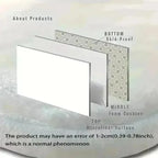 3D Optical Illusion Cat Round Hole Door Mat Daily Home Absorbent Anti-slip Carpet Living Room Bedroom Bathroom Doorway Decor Rug
