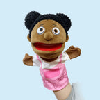 Family Hand Puppet Dolls – Plush Educational Role Play Toy