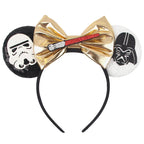 Sequin Mouse Ears Bow Headband for Women & Girls