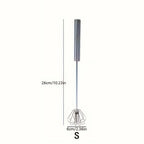 Stainless Steel Semi Automatic Egg Beater – Manual Push Whisk Mixer