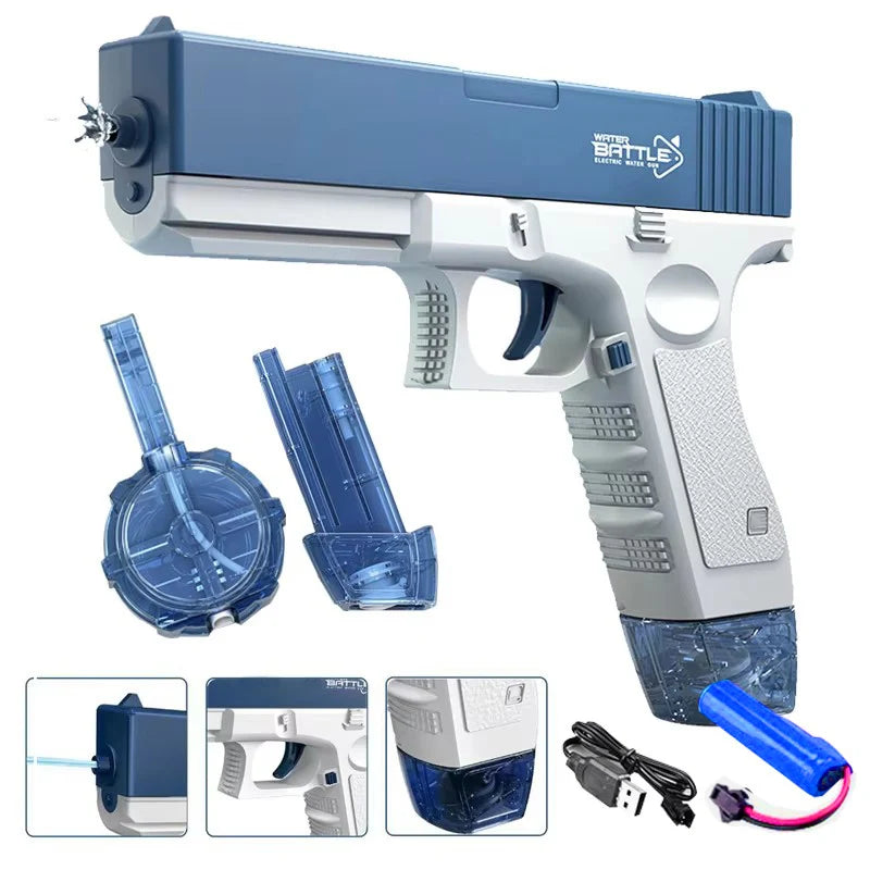 Electric Automatic Rechargeable Water Gun for Kids Outdoor Play