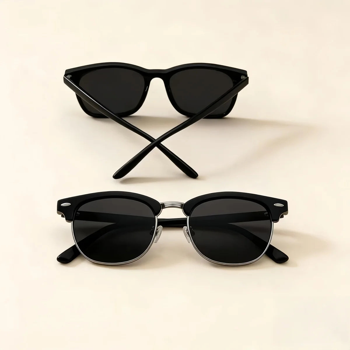 2PCS Y2K Retro UV400 Fashion Sunglasses for Women & Men